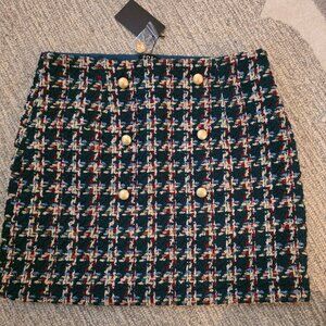 Fate tweed mini skirt